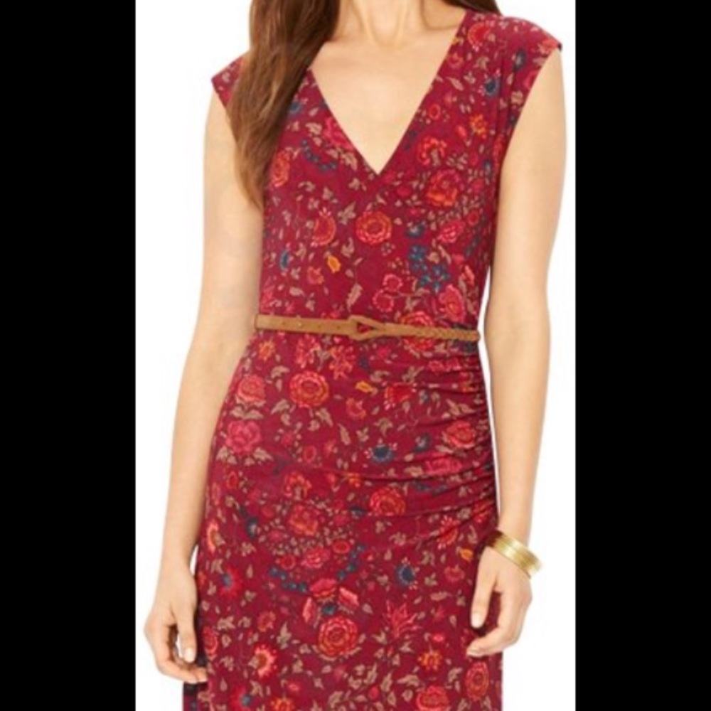 Ralph Lauren xs nwt multicolor faux wrap braided
